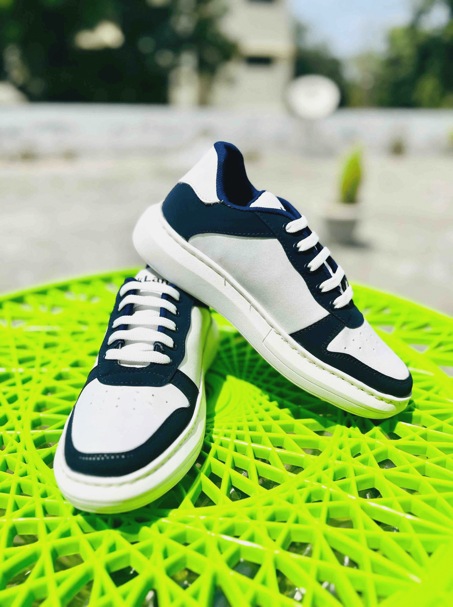 Klan's Soft sole sneakers - White and Blue