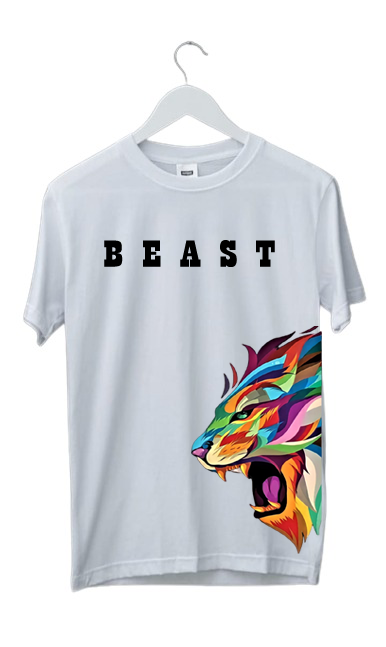 PLUS SIZE BEAST PRINT UNISEX T-SHIRT