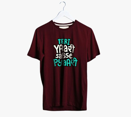 TERI YAARI SABSE PYAARI PRINT UNISEX T-SHIRT