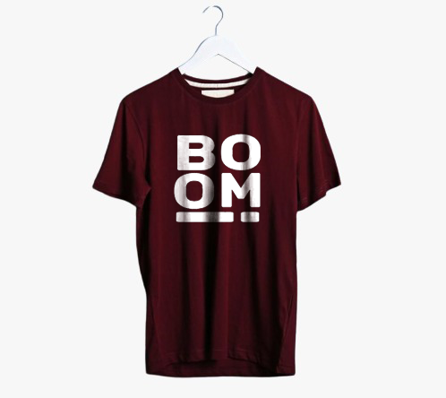 PLUS SIZE BOOM! PRINT UNISEX T-SHIRT