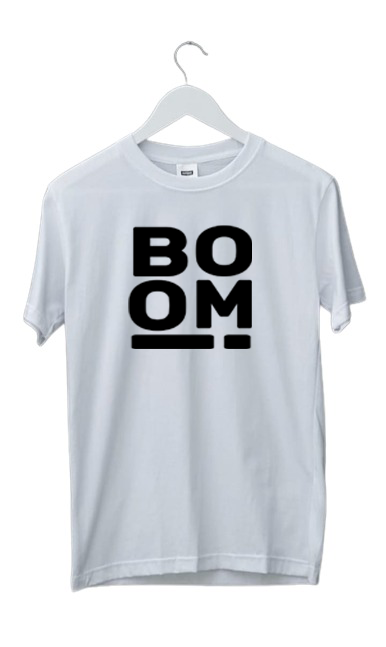 PLUS SIZE BOOM! PRINT UNISEX T-SHIRT