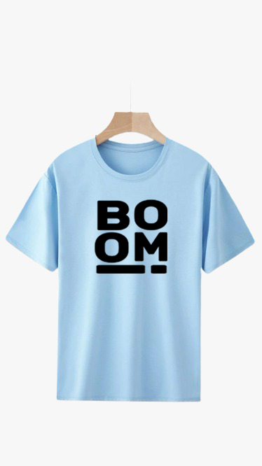 PLUS SIZE BOOM! PRINT UNISEX T-SHIRT