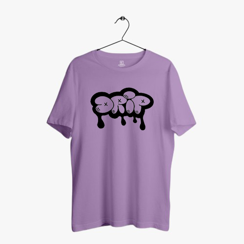 PLUS SIZE DRIP PRINT UNISEX T-SHIRT