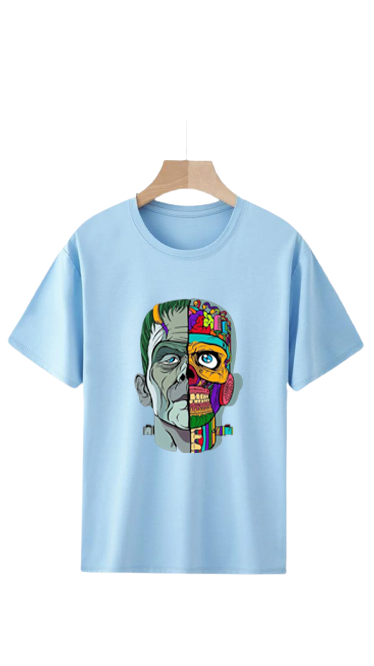 PLUS SIZE DESIGNED " PRINT UNISEX T-SHIRT