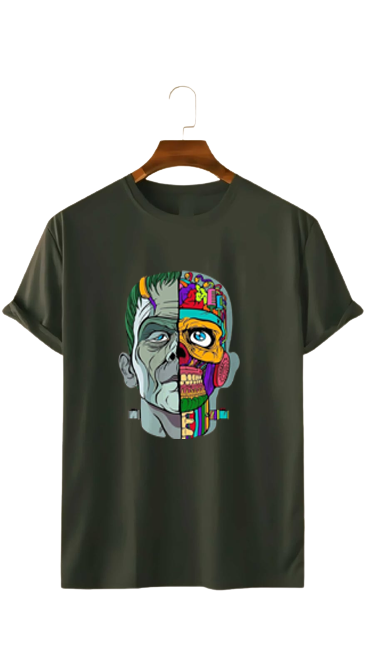 PLUS SIZE DESIGNED " PRINT UNISEX T-SHIRT