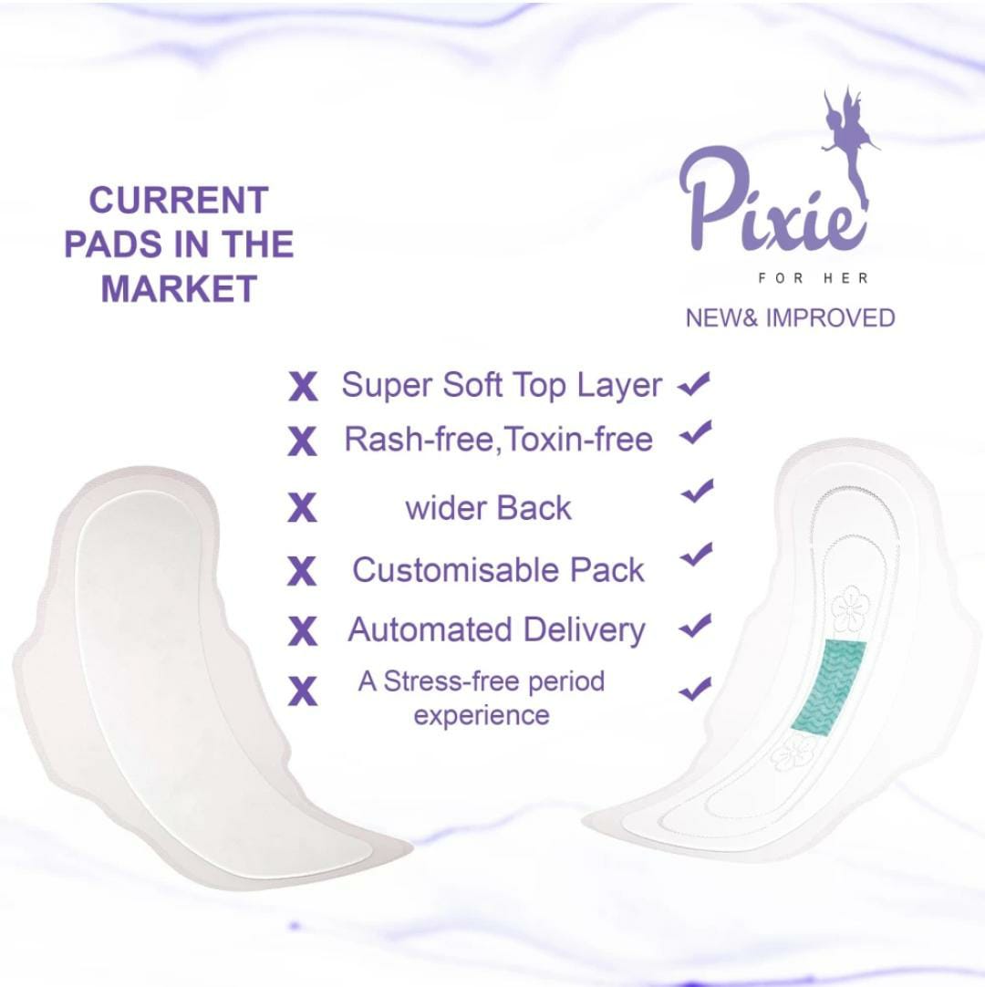 Pixie for her - Organic sanitary pads