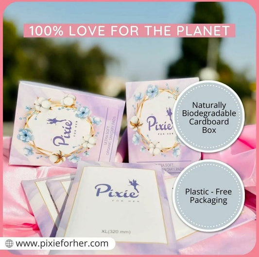 Pixie for her - Organic sanitary pads