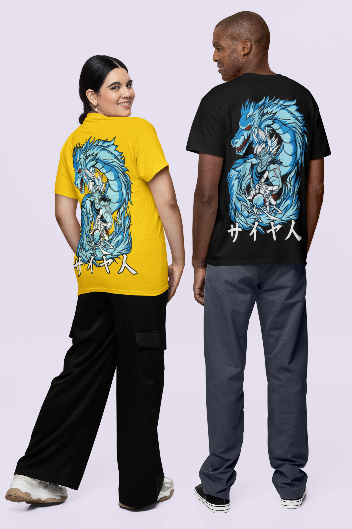 DRAGON  PRINTED REGULAR FIT  UNISEX T-SHIRT