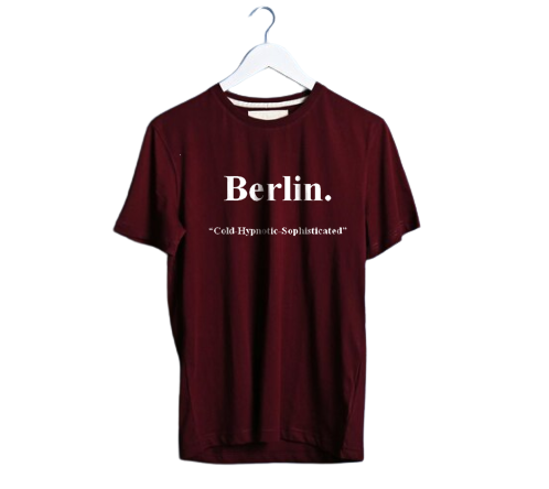 PLUS SIZE BERLIN.  PRINT UNISEX T-SHIRT