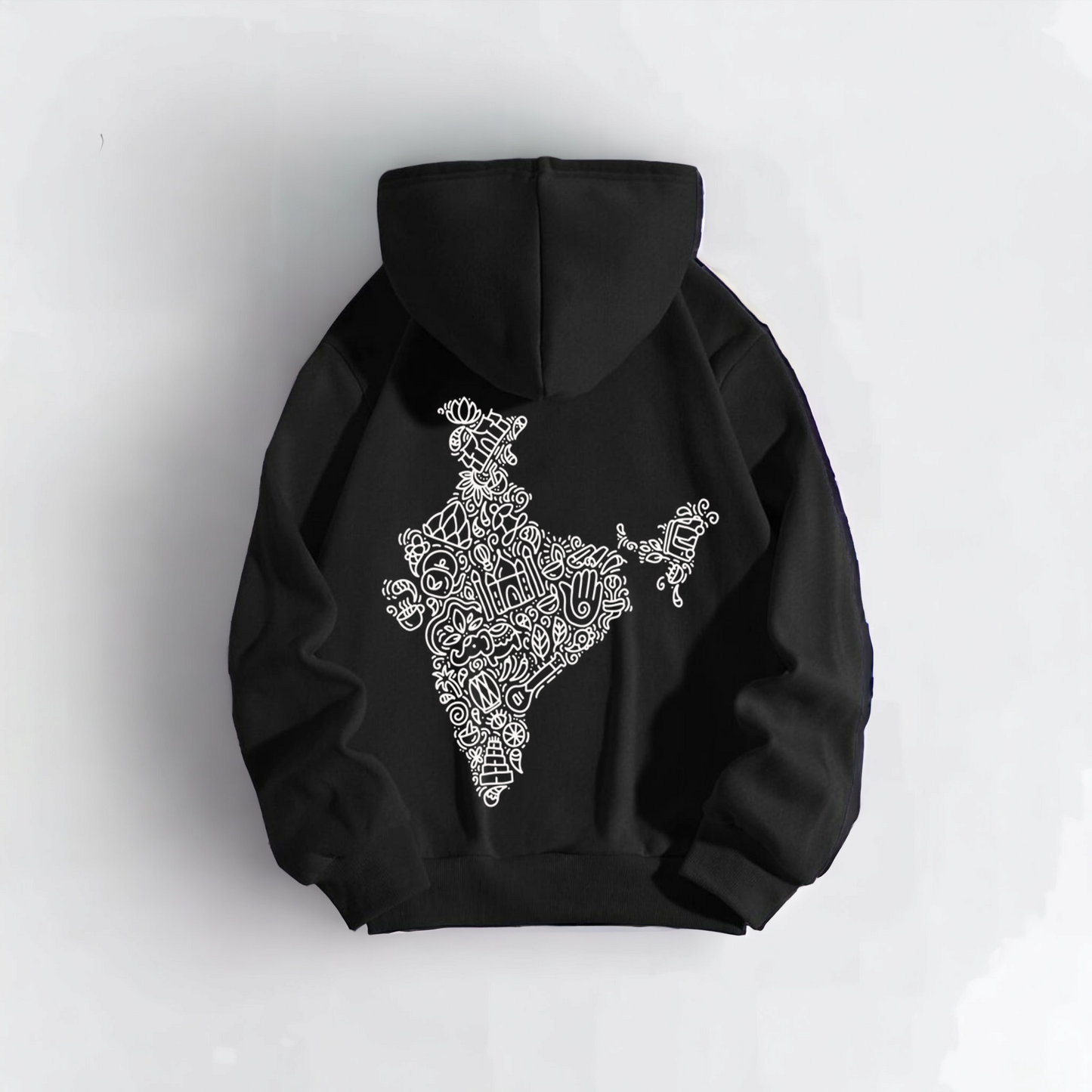india full graphic hoodie