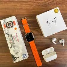 t800 uttra smartwatch+ airpods pro (combo)