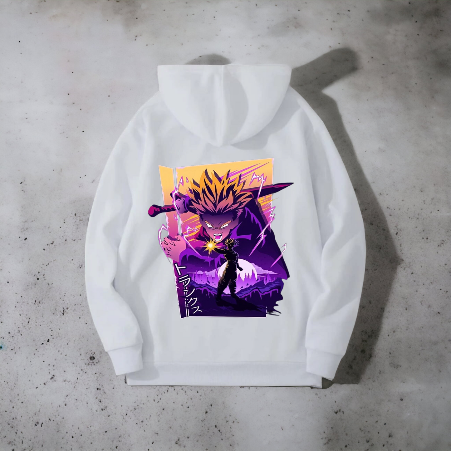 Anime zone full graphic hoodie