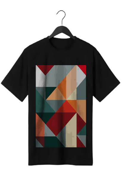 PLUS SIZE ABSTRACT-6 FULL PRINT UNISEX T-SHIRT