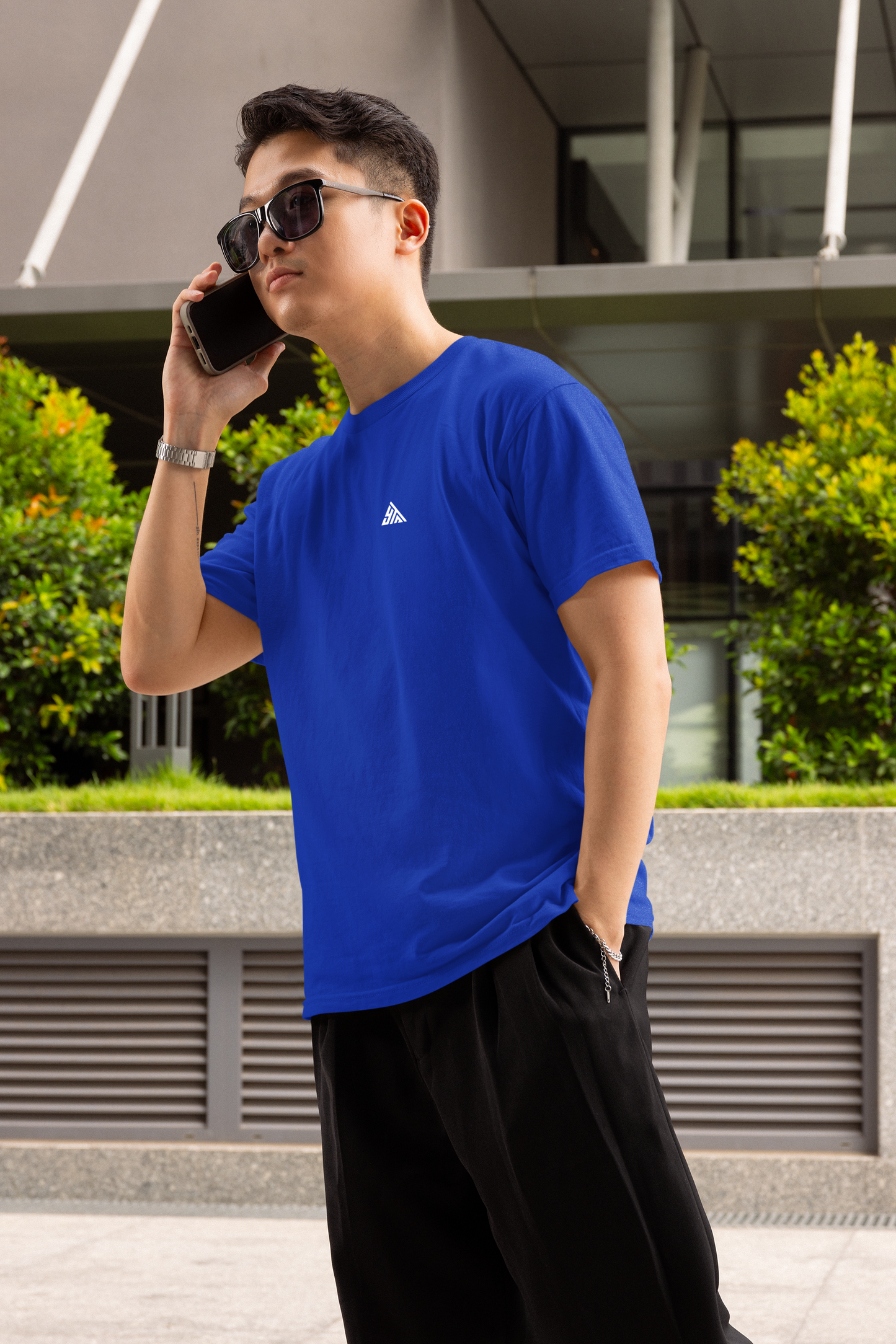 ROYAL BLUE  ROUND NECK REGULAR FIT UNISEX T-SHIRT