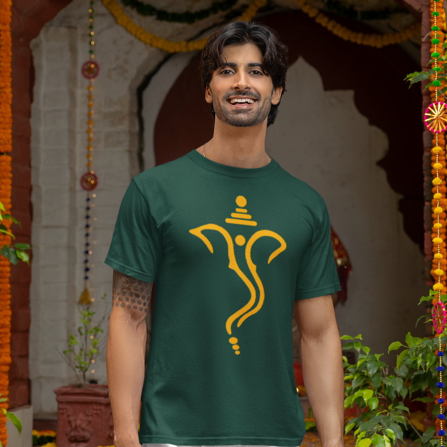 GANESHA PRINT UNISEX T-SHIRT