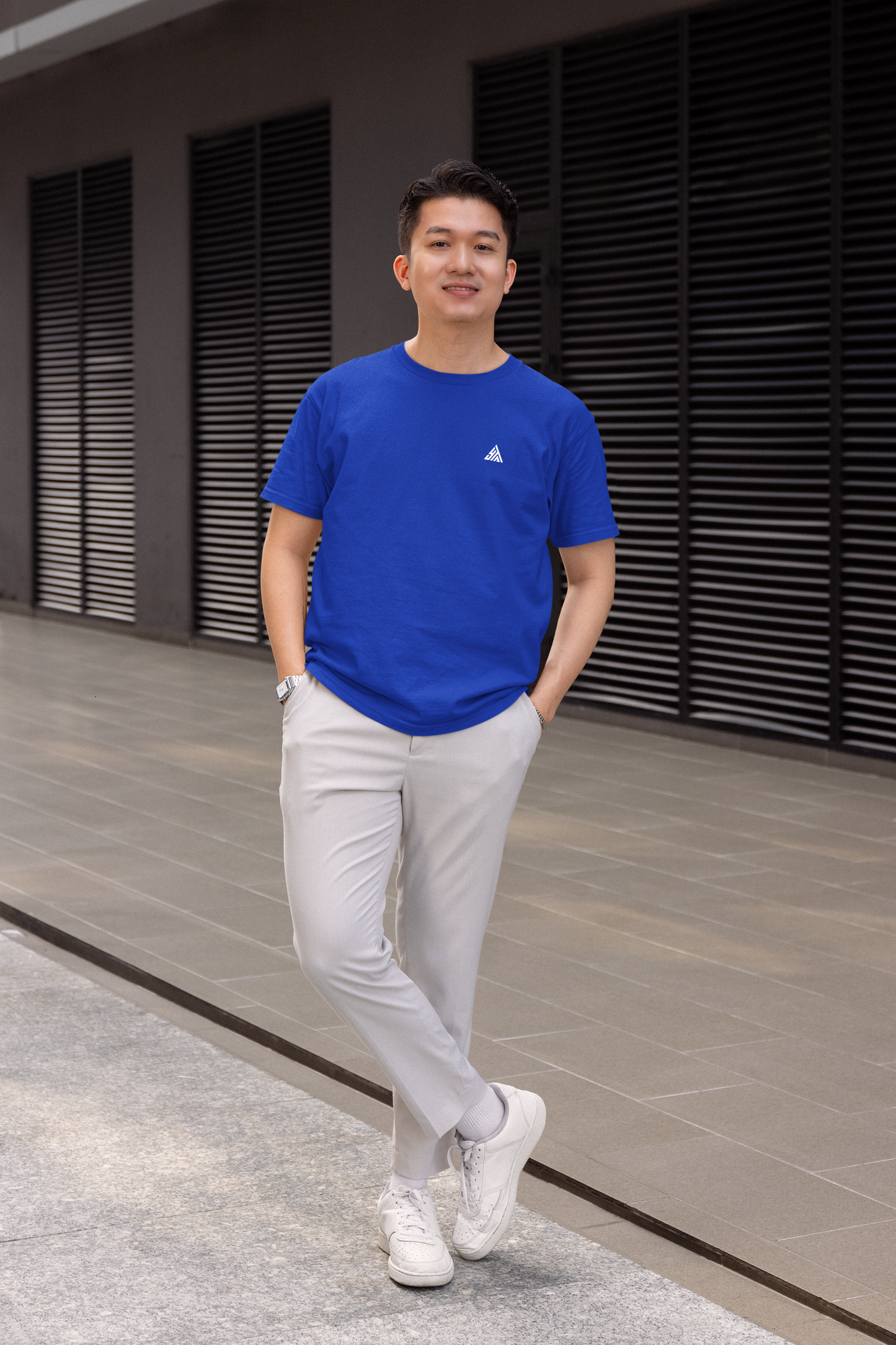 ROYAL BLUE  ROUND NECK REGULAR FIT UNISEX T-SHIRT