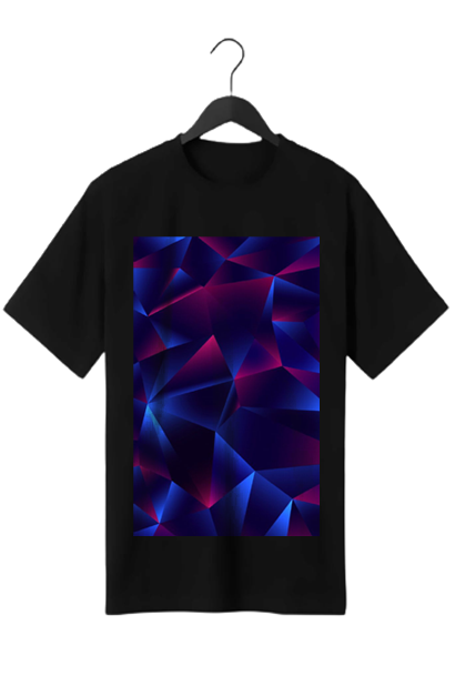 PLUS SIZE ABSTRACT-5 FULL PRINT UNISEX T-SHIRT