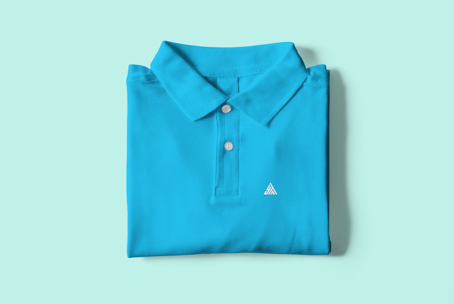 SKY BLUE COLOUR POLO REGULAR FIT UNISEX T-SHIRT