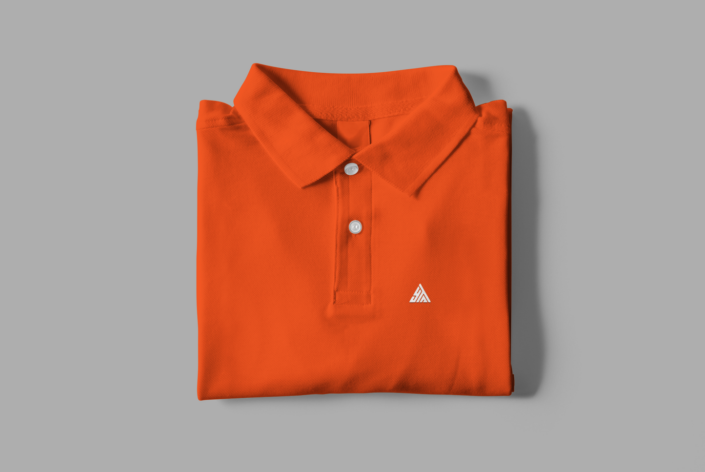 ORANGE COLOUR POLO REGULAR FIT UNISEX T-SHIRT