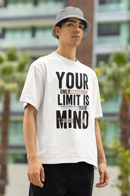 YOUR ONLY LIMIT... PRINTED REGULAR FIT UNISEX T-SHIRT