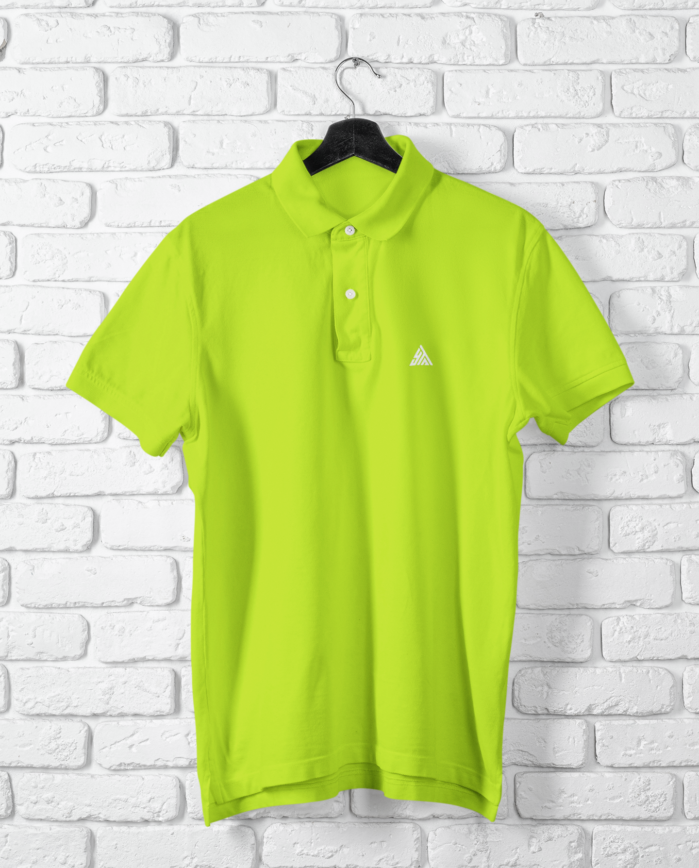 PARROT GREEN COLOUR POLO REGULAR FIT UNISEX T-SHIRT