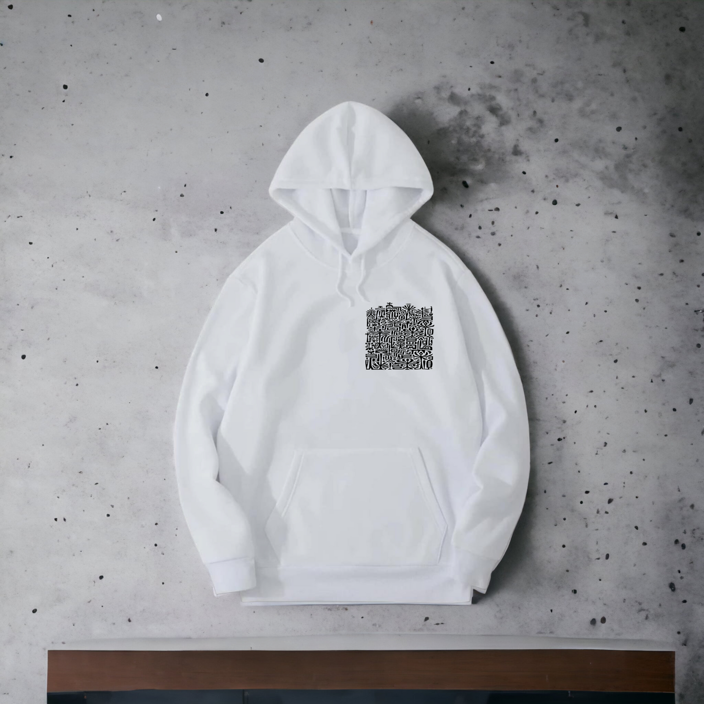 Doodle full graphic hoodie