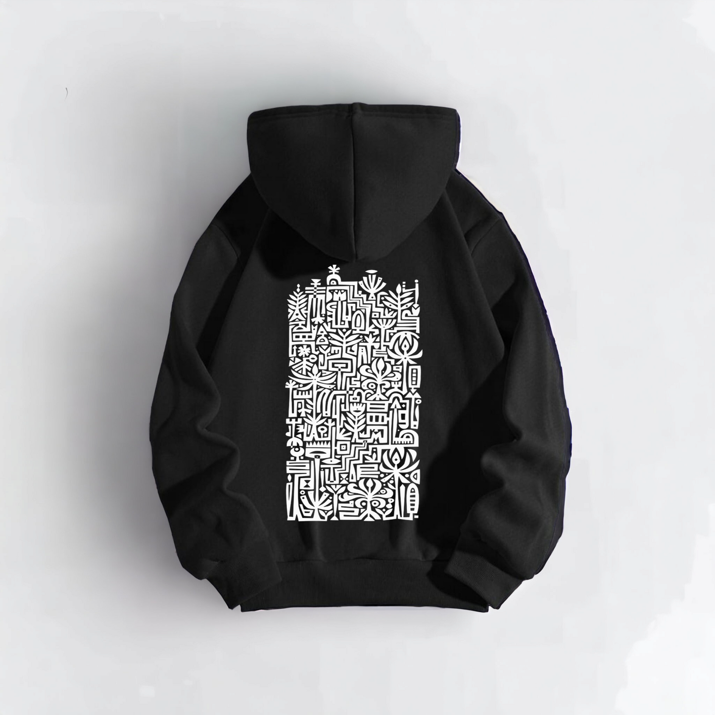 Doodle full graphic hoodie