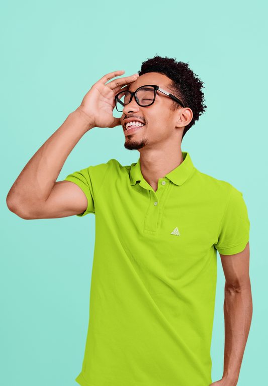 PARROT GREEN COLOUR POLO REGULAR FIT UNISEX T-SHIRT