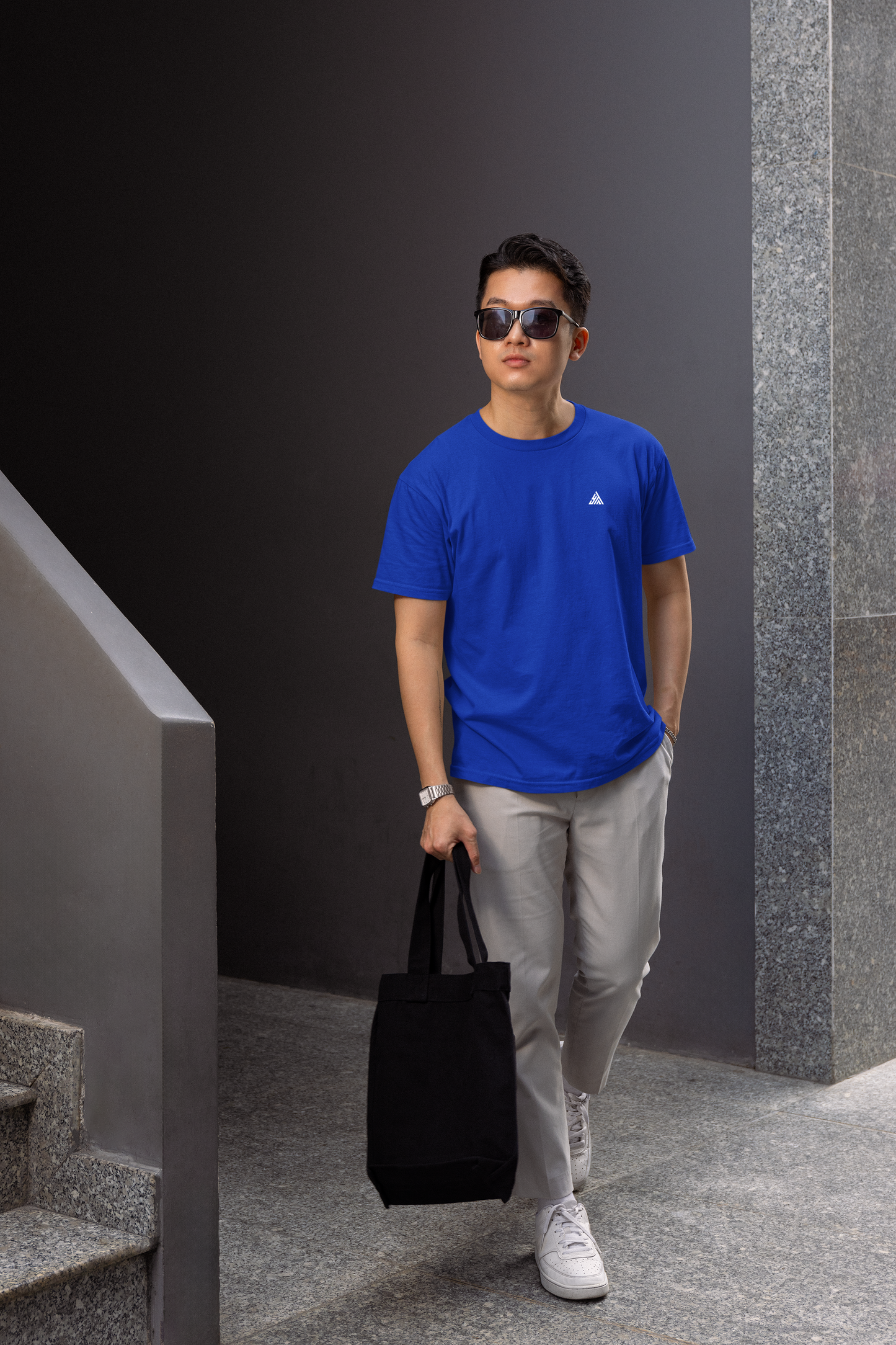 ROYAL BLUE  ROUND NECK REGULAR FIT UNISEX T-SHIRT