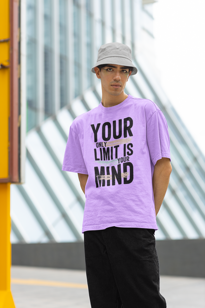 YOUR ONLY LIMIT... PRINTED REGULAR FIT UNISEX T-SHIRT