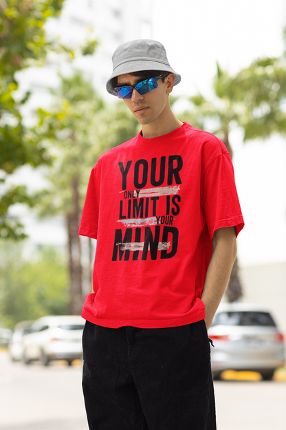 YOUR ONLY LIMIT... PRINTED REGULAR FIT UNISEX T-SHIRT