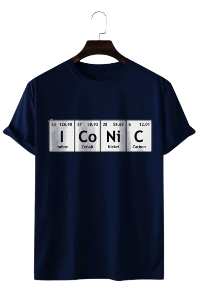 ICONIC PERODIC TABLE  PRINT UNISEX T-SHIRT