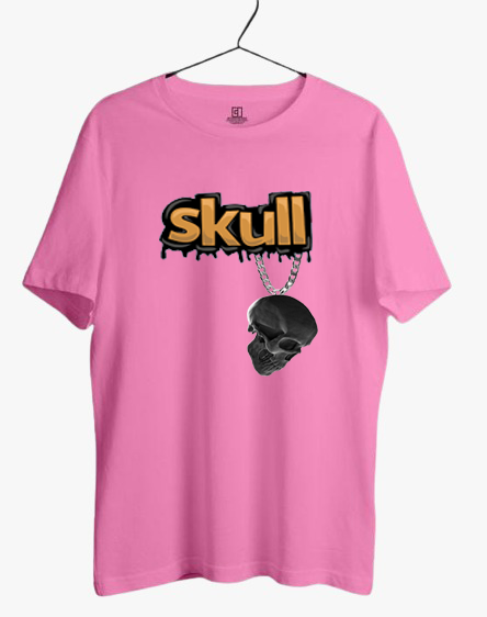 SKULL PRINT UNISEX T-SHIRT