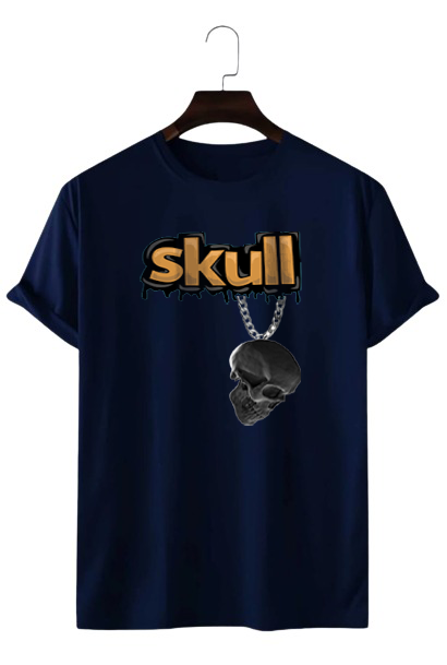 SKULL PRINT UNISEX T-SHIRT