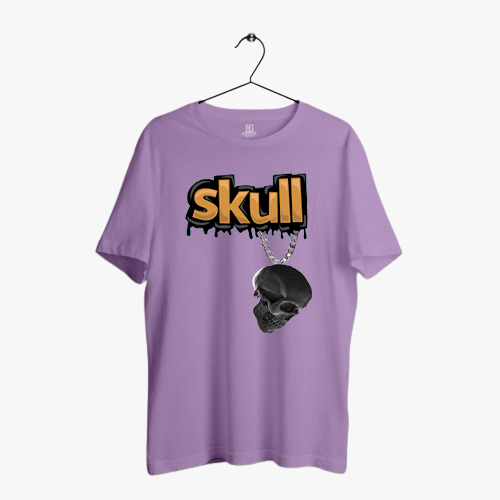 SKULL PRINT UNISEX T-SHIRT