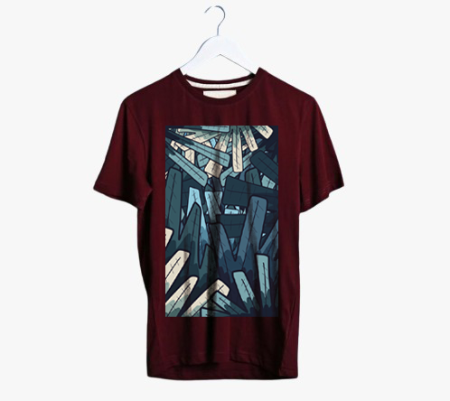 ABSTRACT-12 PRINT UNISEX T-SHIRT