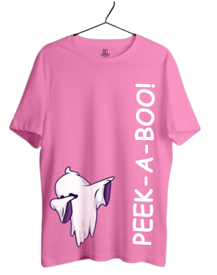 PEEK A BOO! PRINT UNISEX T-SHIRT