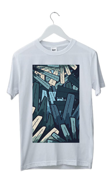 ABSTRACT-12 PRINT UNISEX T-SHIRT