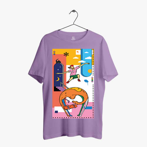 ABSTRACT-14 PRINT UNISEX T-SHIRT