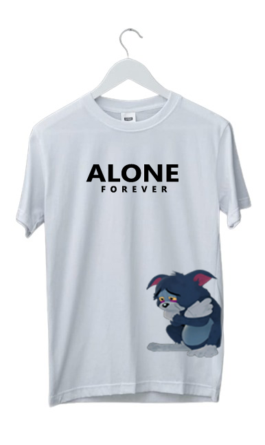 ALONE FOREVER TOM PRINT UNISEX T-SHIRT