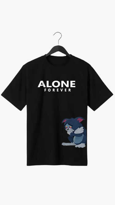 ALONE FOREVER TOM PRINT UNISEX T-SHIRT