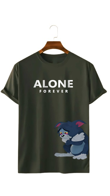 ALONE FOREVER TOM PRINT UNISEX T-SHIRT