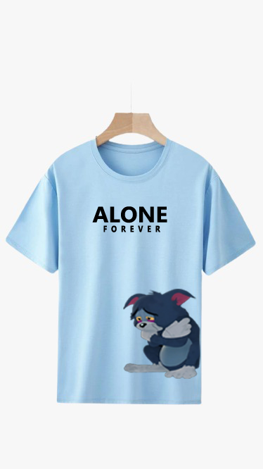 ALONE FOREVER TOM PRINT UNISEX T-SHIRT