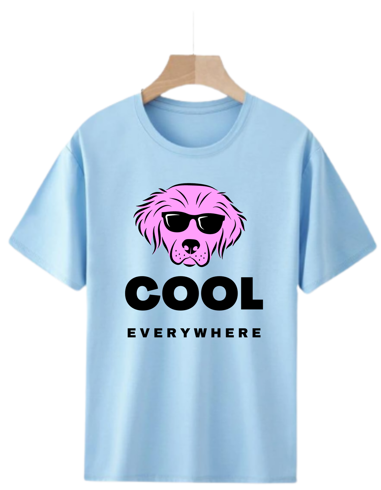 COOL EVERYWHERE PRINT UNISEX T-SHIRT