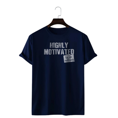 HIGHLY MOTIVATED PRINT UNISEX T-SHIRT