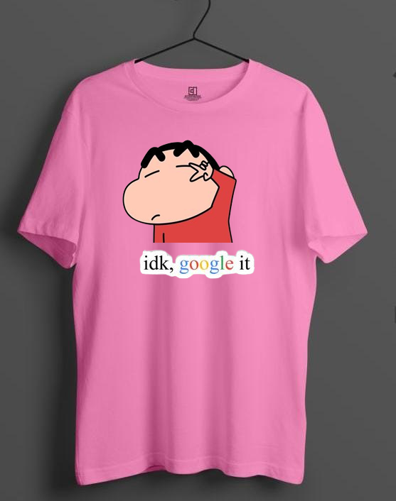 IDK,GOOGLE IT, SHINCHAN PRINT UNISEX T-SHIRT