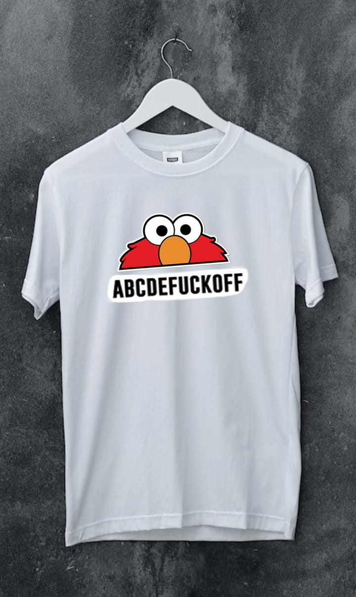 ABCDFUCKOFF PRINT UNISEXT-SHIRT