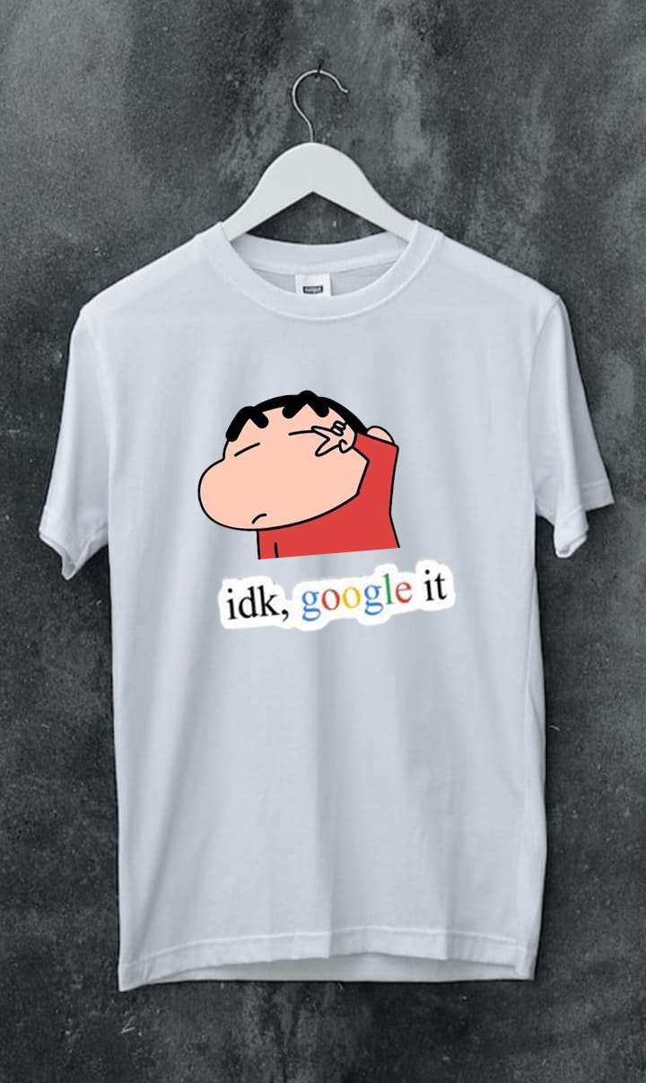 IDK,GOOGLE IT, SHINCHAN PRINT UNISEX T-SHIRT