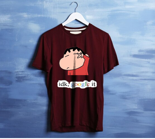 IDK,GOOGLE IT, SHINCHAN PRINT UNISEX T-SHIRT