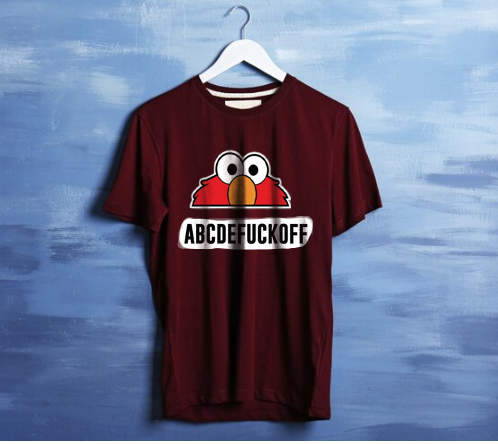 ABCDFUCKOFF PRINT UNISEXT-SHIRT